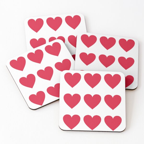 Item preview, 9 red hearts for Valentines day designed and sold by MickeyEdwards.