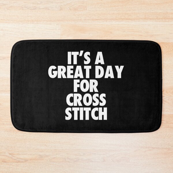 Item preview, It's a Great Day For Cross Stitch designed and sold by kindxinn.