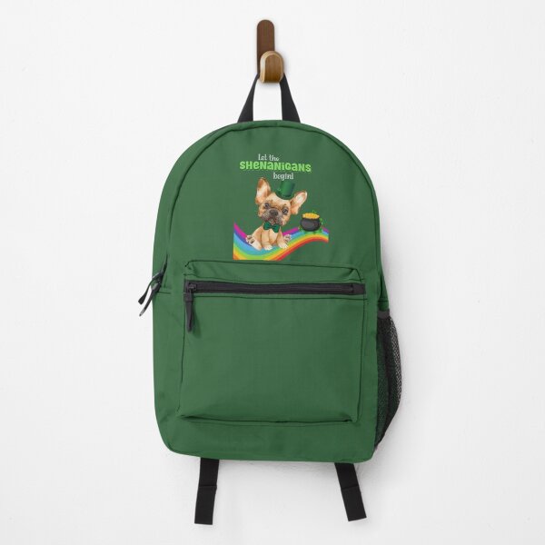 Item preview, Let the Shenanigans Begin! St. Patrick’s Day-  Lucky Charm- Leprechaun French bulldog Dog Gifts -   Frenchie designed and sold by Mumzy2many.