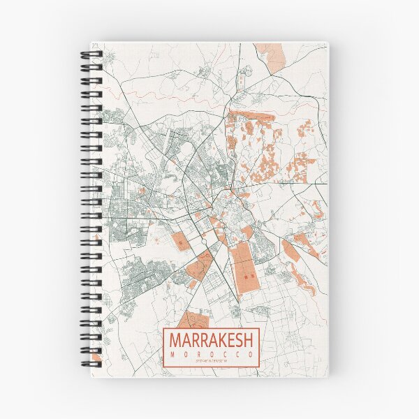 Item preview, Marrakesh City Map of Morocco - Bohemian designed and sold by deMAP.