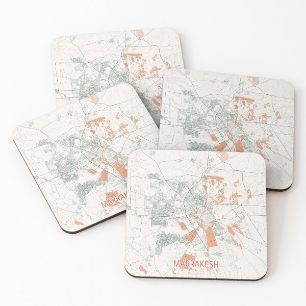 Item preview, Marrakesh City Map of Morocco - Bohemian designed and sold by deMAP.
