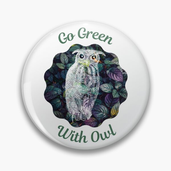 Item preview, Go Green With Owl designed and sold by kucingmaikan.