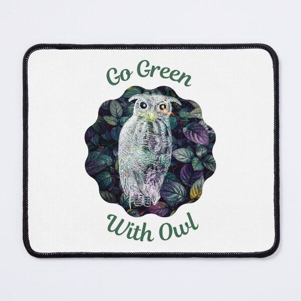 Item preview, Go Green With Owl designed and sold by kucingmaikan.
