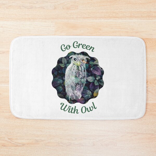 Item preview, Go Green With Owl designed and sold by kucingmaikan.
