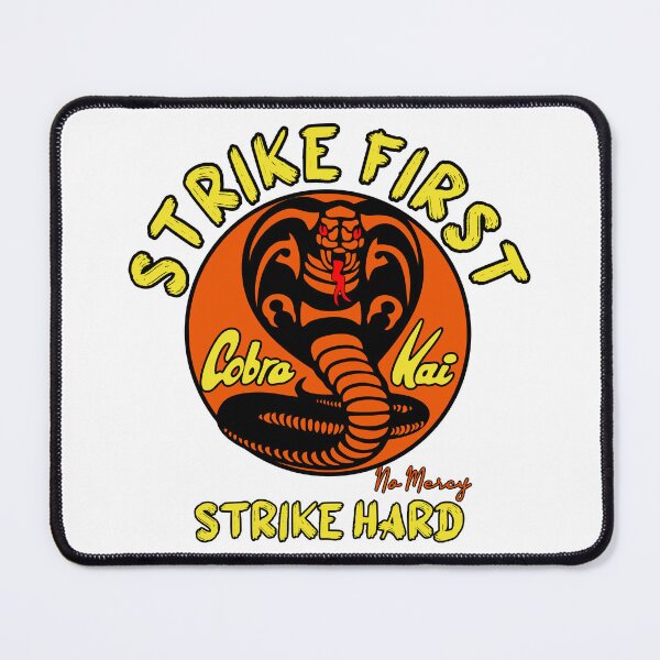 Item preview, cobra kai white strike first strike hard no mercy designed and sold by Reang.