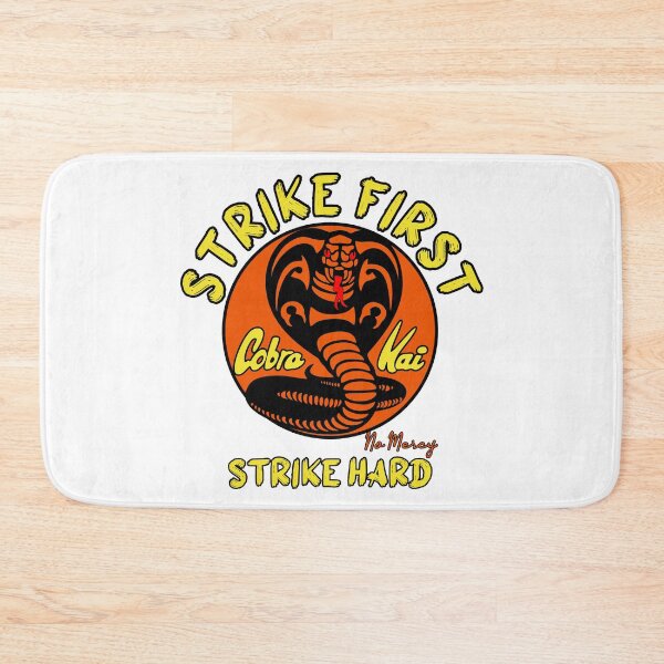 Item preview, cobra kai white strike first strike hard no mercy designed and sold by Reang.