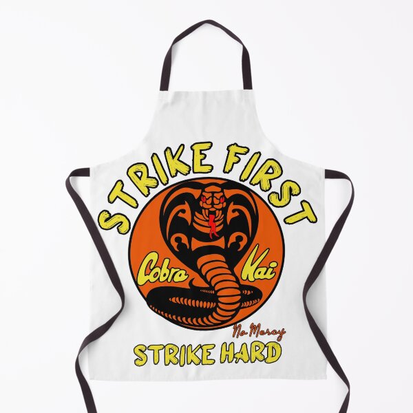 Item preview, cobra kai white strike first strike hard no mercy designed and sold by Reang.