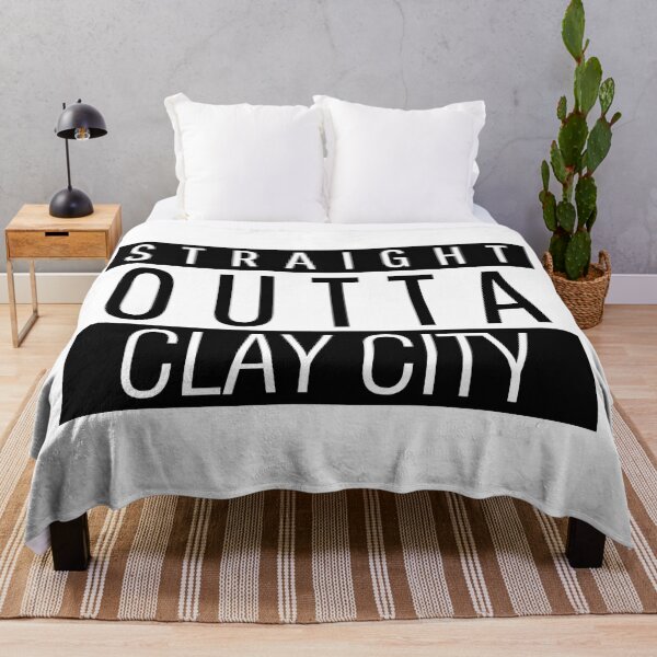 Item preview, Straight Outta Clay City Alabama designed and sold by Teelogic.