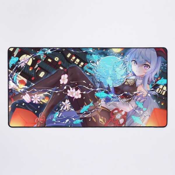 Ganyu – tapis de souris Genshin Impact Gamer Anime fille, tapis de