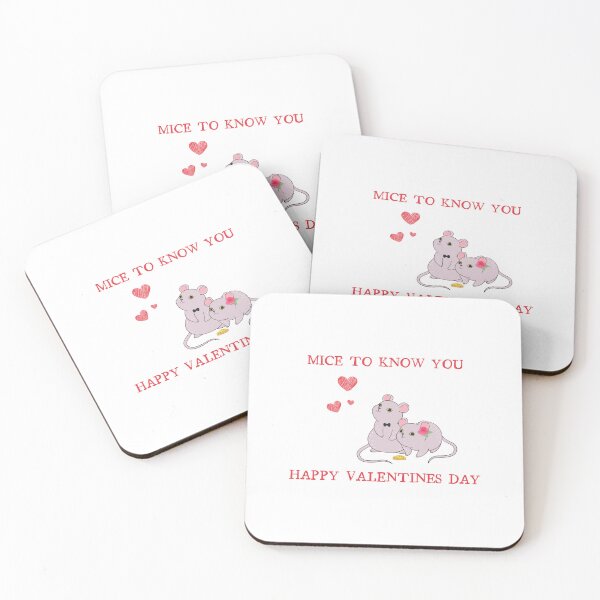 Item preview, Mice Valentine - Mice To Know You Happy Valentine Day designed and sold by bsrishika.