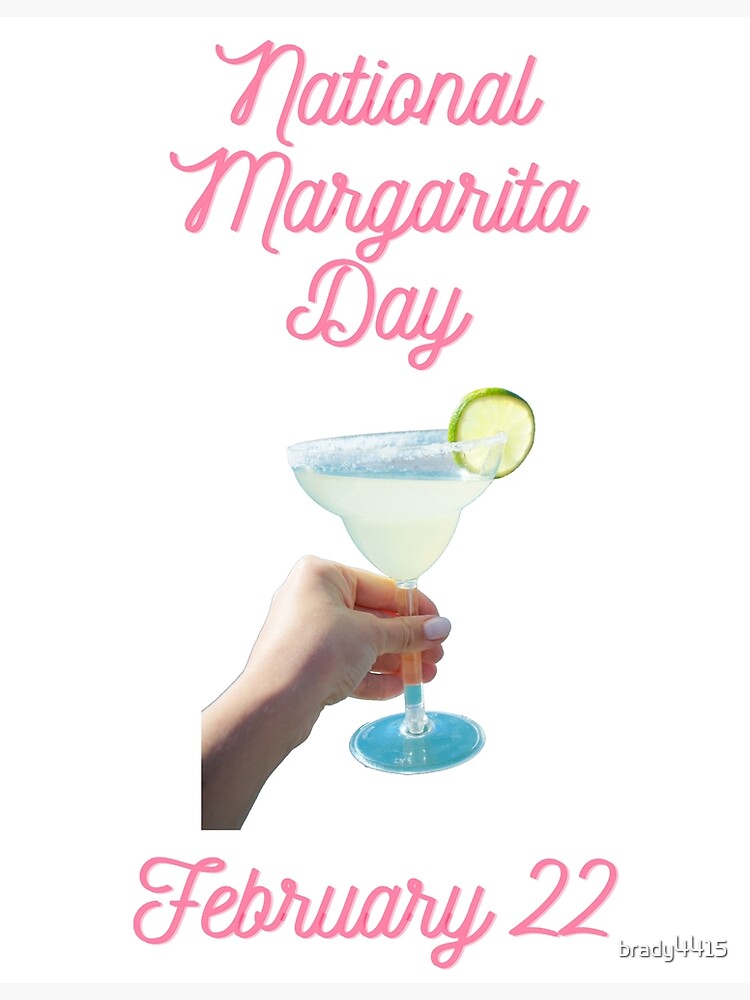 "National Margarita Day Sticker, February 2022, Lime, Salt, Tequila