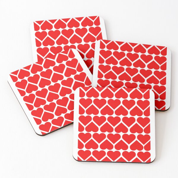 Item preview, Happy Valentines day red heart pattern designed and sold by MickeyEdwards.