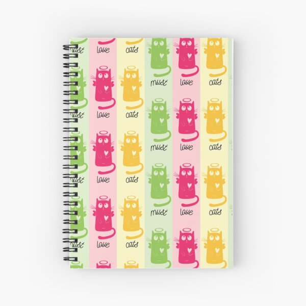 Must Love Cats notebook Spiral Notebook