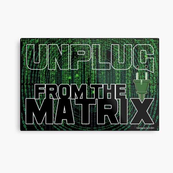The Matrix Unplugged Metal Print