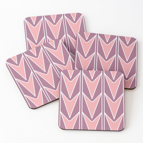 Item preview, Geometric Triangle Designin Pink and Peach designed and sold by thesnowwhyte.