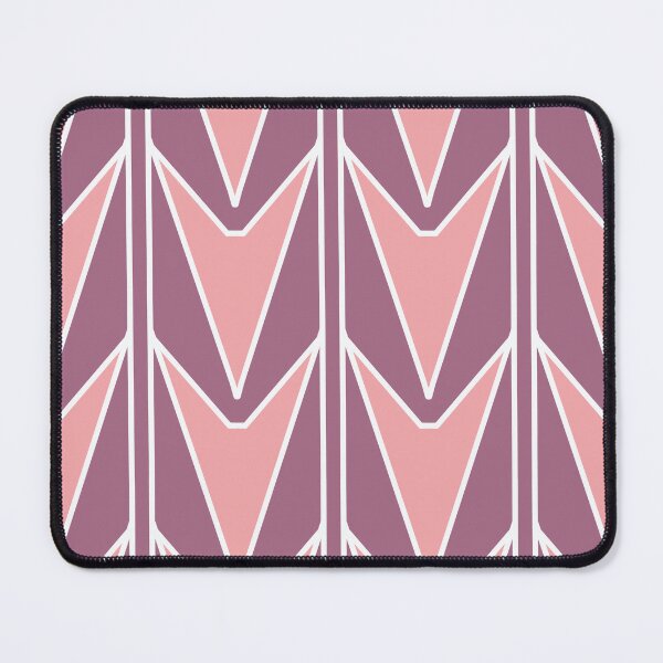 Item preview, Geometric Triangle Designin Pink and Peach designed and sold by thesnowwhyte.