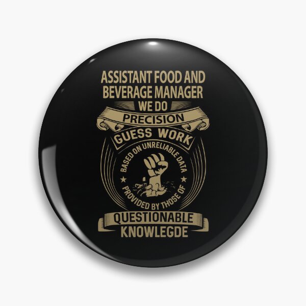 Item preview, Assistant Food And Beverage Manager T Shirt - We Do Precision Job Gift Item Tee designed and sold by paneczkopat.