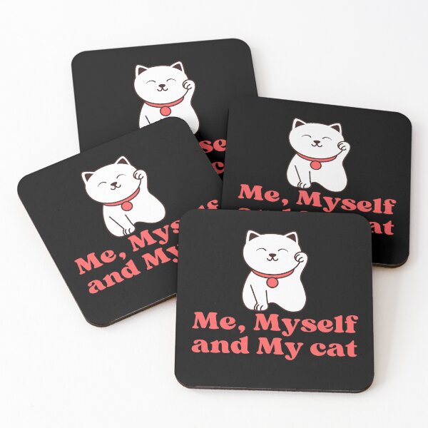 Item preview, ME MYSELF AND MY CAT - Funny Cat Pictures with Captions and Cat Sayings designed and sold by FunnyCatsFam.