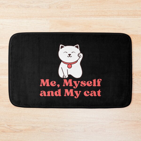 Item preview, ME MYSELF AND MY CAT - Funny Cat Pictures with Captions and Cat Sayings designed and sold by FunnyCatsFam.