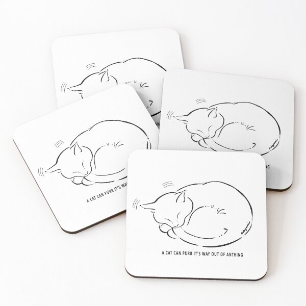 Item preview, a cat can purr it’s way out of anthing designed and sold by Rawan Alghunmien.