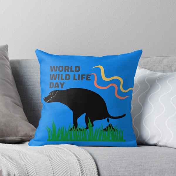 Item preview, World Wild Life Day Pooping Dog gifts designed and sold by Willyboy16.