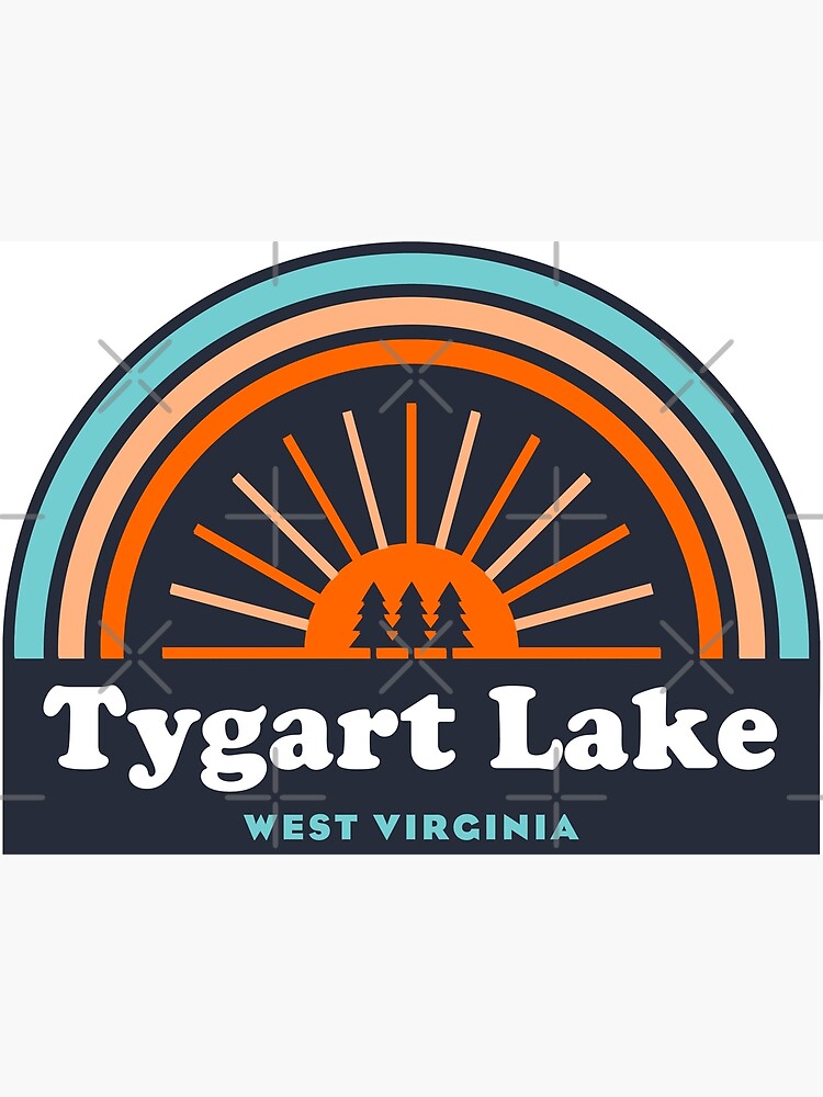 "Tygart Lake West Virginia Rainbow" Poster for Sale by esskay Redbubble