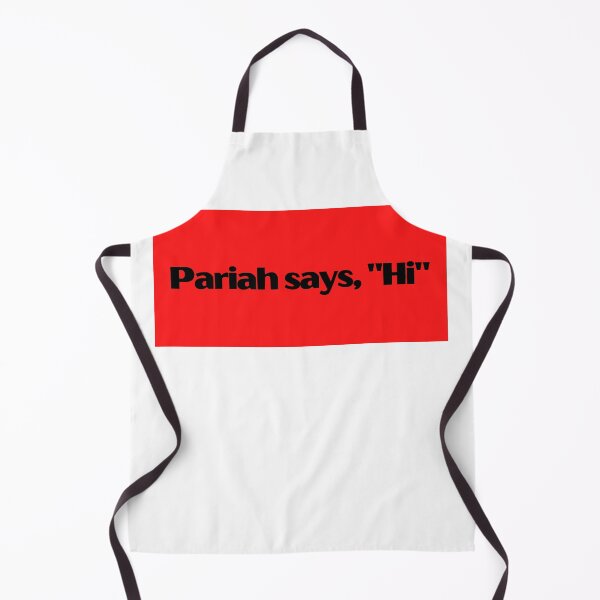 Item preview, Pariah Says, "Hi", Funny Quote, Social Outcast, On the Outside, Red designed and sold by Coralgb.