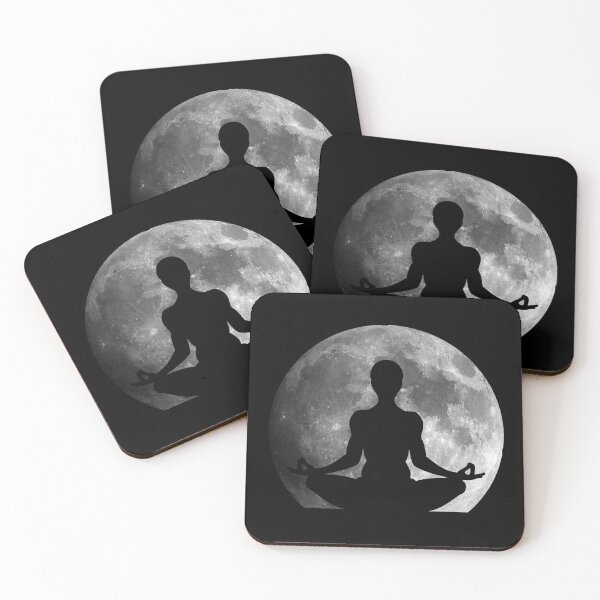 Item preview, Yoga Under The Moon designed and sold by monica-mirt.