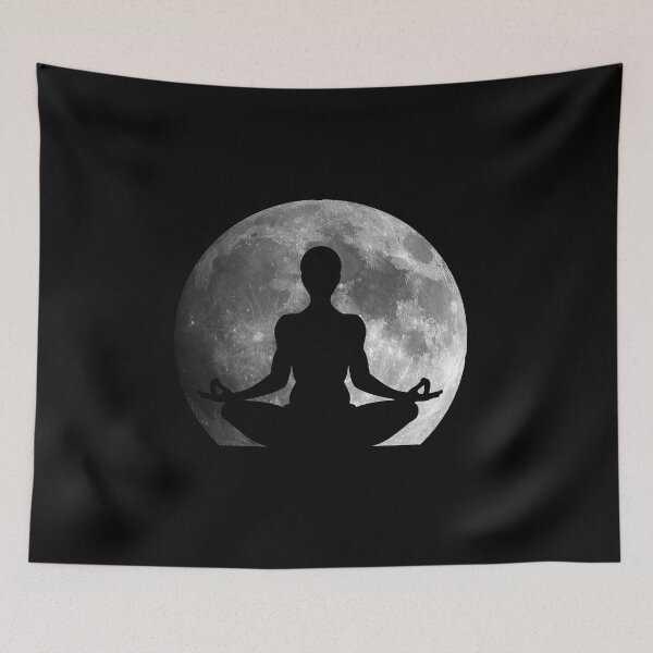 Item preview, Yoga Under The Moon designed and sold by monica-mirt.