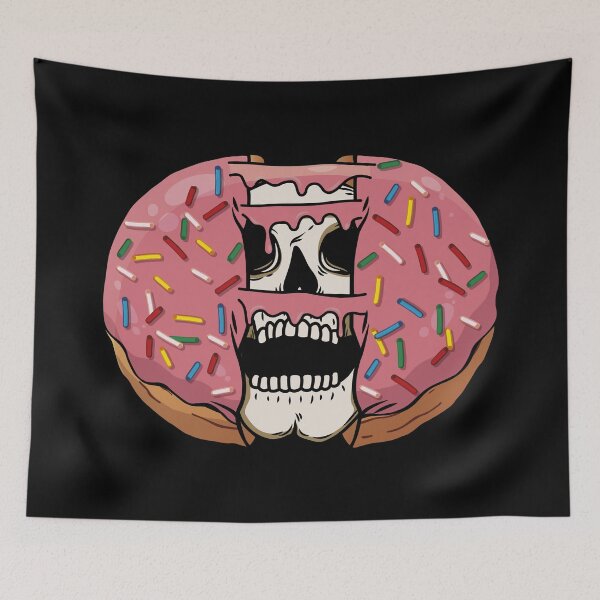 Item preview, Donut With Skull Filling designed and sold by BarbellProject.