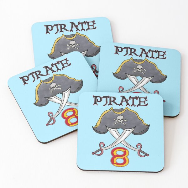 Aperçu de l'œuvre Anniversaire de 8 ans, Pirate créée et vendue par dalypdesign.