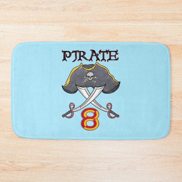 Aperçu de l'œuvre Anniversaire de 8 ans, Pirate créée et vendue par dalypdesign.