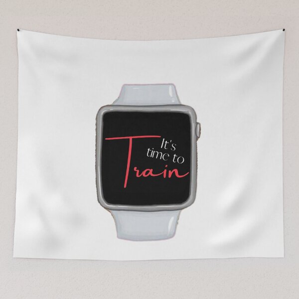 Item preview, It's time to train - Fitness girl quote smartwatch designed and sold by soniaaseguin.
