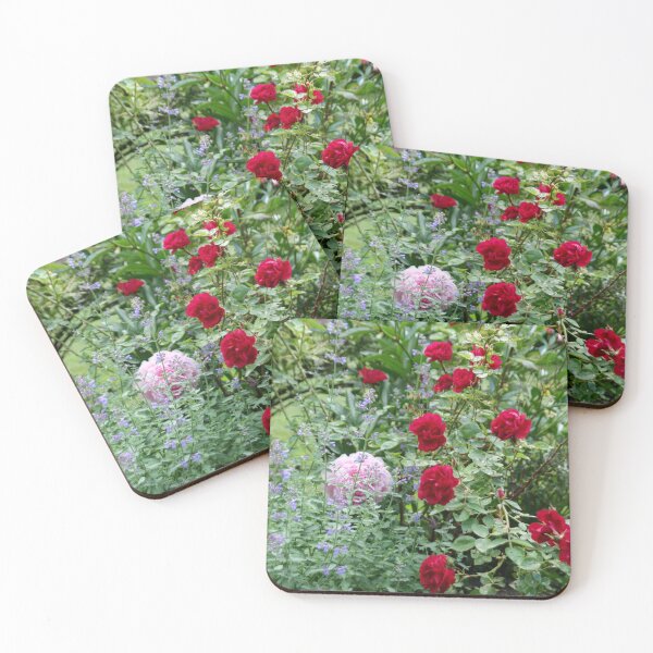 Artikelvorschau, Rote und rosa Gartenrosen entworfen und verkauft von tomorrowsart.