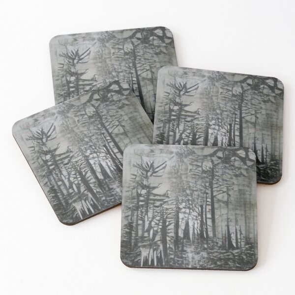 Item preview, Forest Etching style Art designed and sold by NeuralProd.