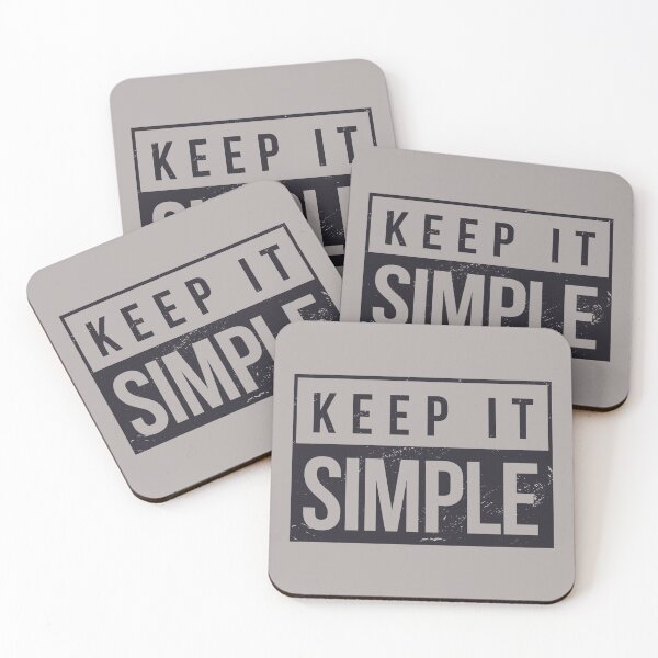 Item preview, Keep It Simple designed and sold by AwesomeProject.
