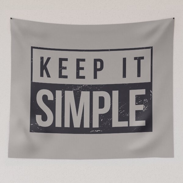 Item preview, Keep It Simple designed and sold by AwesomeProject.