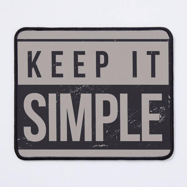 Item preview, Keep It Simple designed and sold by AwesomeProject.