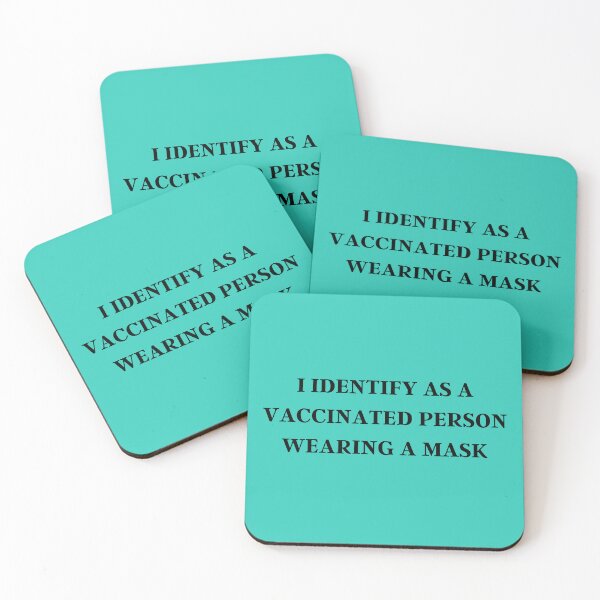 Item preview, I Identify as a Vaccinated Person Wearing a Mask - Christian  designed and sold by 1thes416.