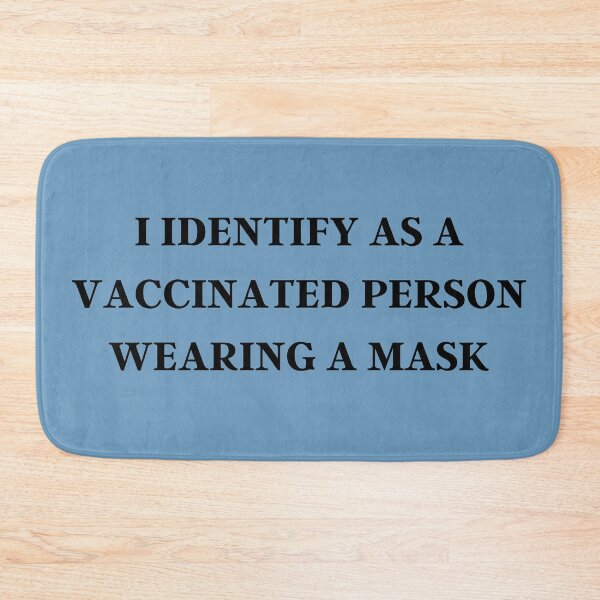 Item preview, I Identify as a Vaccinated Person Wearing a Mask - Christian  designed and sold by 1thes416.