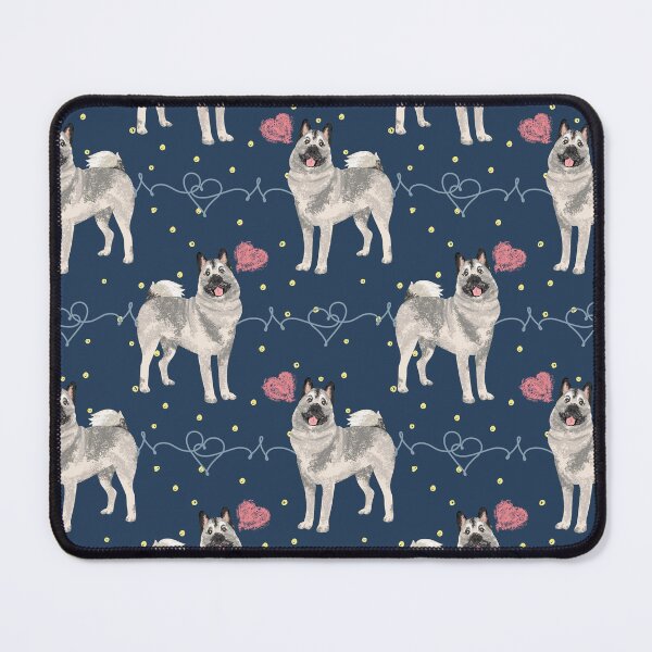 Item preview, Love Norwegian Elkhound Dog designed and sold by Lulupainting.