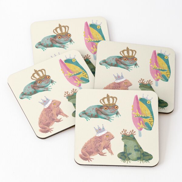 Item preview, Royal Grumpy Toad & Frog Prince designed and sold by Emma Carpenter.
