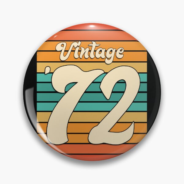Item preview, Retro Sunset Vintage '72 Big 50th Birthday designed and sold by PeachesMommy.