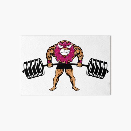 Peach Booty Do Your Squats - Bodybuilding, Strongman, Powerlifting,  Weightlifting, Fitness | Art Board Print