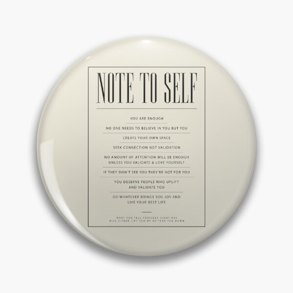 Item preview, Note To Self Women Inspirational Self Affirmation Quotes designed and sold by SuccessHunters.