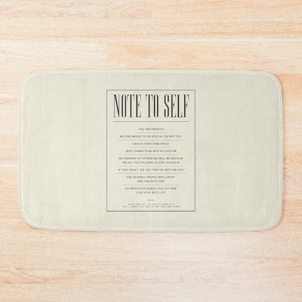 Item preview, Note To Self Women Inspirational Self Affirmation Quotes designed and sold by SuccessHunters.