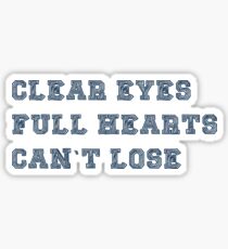 CLEAR EYES FULL HEARTS Sticker