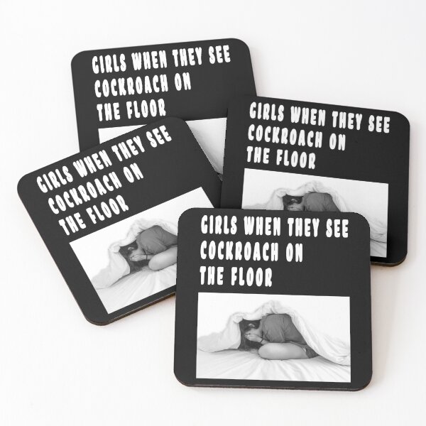 Item preview, GIRLS WHEN THEY SEE COCKROACH ON THE FLOOR designed and sold by GOLDFAMILYSHOP.