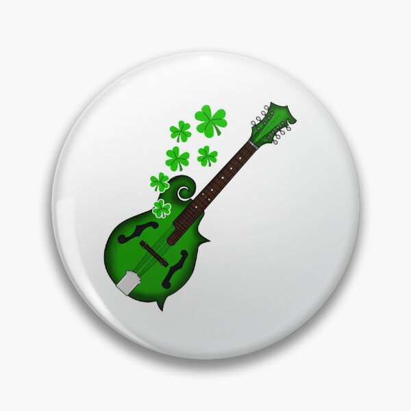 Item preview, St. Patrick's Day Mandolin Player Mandolinist Irish designed and sold by doodlerob.