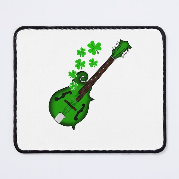 Item preview, St. Patrick's Day Mandolin Player Mandolinist Irish designed and sold by doodlerob.